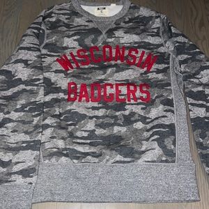 Wisconsin Camo sweatshirt Small